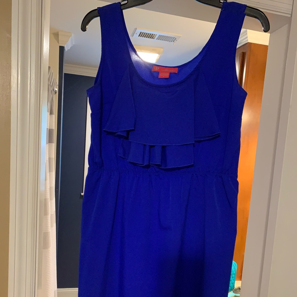 Royal blue dress